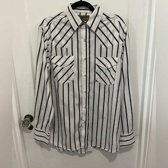 Vintage MWG Original Western Shirt – 22.5” P2P - Men’s Size Medium - Picture 1 of 5